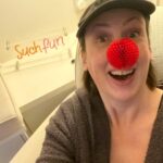 Miranda Hart Instagram – Could caption this Menopausal Madness but it’s pure joy of the new and best ever Red Nose for @comicrelief this year.  Available from comicrelief.com or Amazonuk.  Every penny goes towards raising funds to help our fellow humans in struggle.  Have fun and be kind – buy a red nose. ❤️🔴