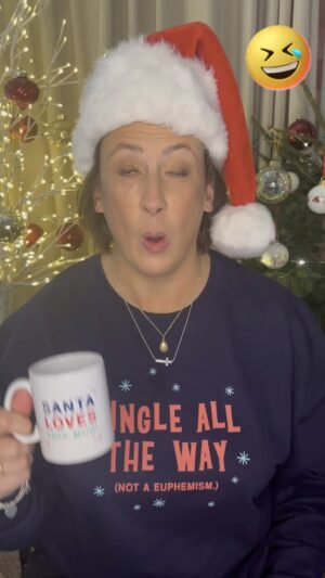 Miranda Hart Instagram - This is still really making me laugh!
The only exclusive Christmas product this year not selling is a MUG WITH MY MUG ON IT😂
Today 100 percent of profits go to the charities we support. Perhaps buy one to give to someone you don’t like very much 🤣
@themirandashop