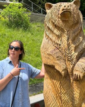 Miranda Hart Instagram - Bear with…