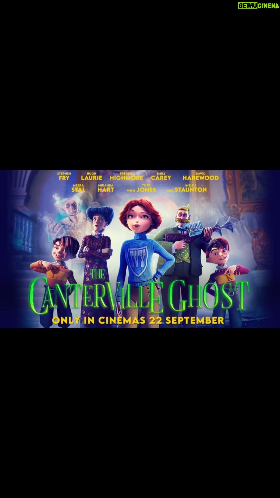 Miranda Hart Instagram - Today’s the day!! It’s in the cinema! #TheCantervilleGhost