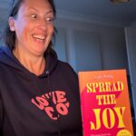 Miranda Hart Instagram - Oh @gabyroslin I do Love Oo. This was my photo shoot for #spreadingthejoy book. Despite considering myself a fairly acceptable actress (just !) I seem to be not very good at conveying my pure joy at having my hands on your book. I seem to look scared it’s on my desk!! I am not scared I am excited about how needed this is. Go @gabyroslin and thank you x