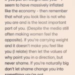 Miranda Hart Instagram – Just a little thought on weight in the New Year. Often a New Year can make people feel shame for not being ‘other’. When they are perfect as they are or have all the right to self-compassion if 2022 was difficult.  Never let shame inform decisions and direction in your life. 🧡