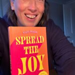 Miranda Hart Instagram - Oh @gabyroslin I do Love Oo. This was my photo shoot for #spreadingthejoy book. Despite considering myself a fairly acceptable actress (just !) I seem to be not very good at conveying my pure joy at having my hands on your book. I seem to look scared it’s on my desk!! I am not scared I am excited about how needed this is. Go @gabyroslin and thank you x