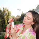 Miranda Kerr Instagram – It’s finally here!!! After 5 years of testing and perfecting our formula, I am sooo excited to introduce @koraorganics NEW Silky Sun Drops ✨☀️💛 This SPF 30 sunscreen serum not only protects from harmful rays, but also primes the skin, reduces redness and gives a silky smooth finish with no white cast. I am obsessed and I can’t believe I finally get to share it with all of you! Available now on koraorganics.com   dropping in @sephora US on 5/13
