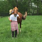 Miranda Lambert Instagram - The pretty inspiration behind the @idyllwind brand. This is Ellie (Idyllwind Ellund ). She is a Welsh Cob and she is a feisty red head. This is the first horse that really taught me to be brave and try things that scare me. I didn’t start riding until I was 30 but it was always a dream of mine. She kept me safe in the saddle and she showed how me to get in the show ring with confidence. Now I have 6 horses and riding is my biggest passion besides rescue animals and music. This brand @idyllwind is about being who you are, being brave and taking chances. About trying new things no matter where you are in your life. About going out there and getting what you want. Horses are the best teachers🐴. She is pretty much retired now at the farm living her best green pasture life but every time I ride her I think about our decade together and thank her for all the lessons. #idyllwindellund 🧡🐴