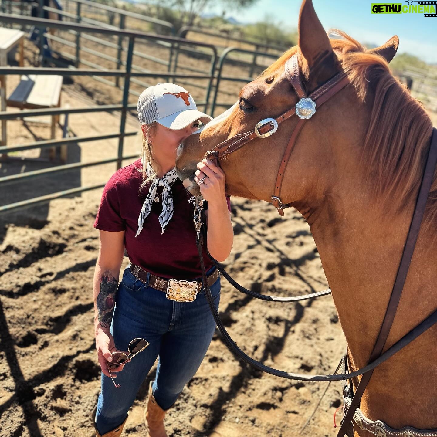 Miranda Lambert Instagram - Country and Western! π΄π§‘π΅ποΈβοΈ Went back out west to AZ to visit @kenda_lenseigne again and to learn from the master. This time I brought @brendanjmcloughlin along for the ride. Literally. He doesnβt ride but figured it all out pretty quick. Kenda, you made a cowboy out of our NYC boy. ππ€ π΄. We celebrated 5 years married on horse back this year. Love ya babe. β€οΈ couples who cowboy together β¦. 1. Me and my gal pal / the boss @kenda_lenseigne (missing you @samanthacrook1 ) 2. Brendan and Justin, me and Cool and some new friends on a looong loooong trail ride to @haroldscorral thanks to @therealrussoresidential π 3. Cool and I getting to know eachother and me trying to hit my dang targets. 4.Brendan and Savvy haulin ass on his first run ever! Slow down! π (@samanthacrook1 OMG )ππ 5. Learnin to sort cows. 6. Cool and me π§‘π΄ love at first ride. 7.β€οΈ π5 years 8. The Boss on Charles. π€ π²π€― Cave Creek, Arizona