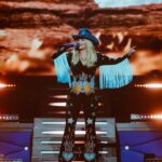 Miranda Lambert Instagram - A lot of cowgirls, cowboys and friends at the Velvet Rodeo last night. Y’all were 🔥🔥🔥.  Thanks @jonrandallmusic for singin with us again too! 📸 @juliadrummond Las Vegas, Nevada