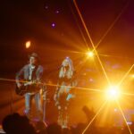 Miranda Lambert Instagram - A lot of cowgirls, cowboys and friends at the Velvet Rodeo last night. Y’all were 🔥🔥🔥.  Thanks @jonrandallmusic for singin with us again too! 📸 @juliadrummond Las Vegas, Nevada