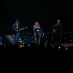 Miranda Lambert Instagram - Sunday night at the velvet rodeo was one of my most favorites ever. My friend @carrieunderwood came to see us and my two best pals @jonrandallmusic @jackingram surprised the crowd and we did a few tunes from the Marfa tapes. 💙🤠👏💕 📸 @turnerrosen Las Vegas, Nevada