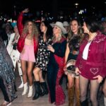 Miranda Lambert Instagram - 3 weeks ago today. My Billy Bob’s Texas boot scootin’ 40th💕. The absolute best birthday my Texas heart could ask for. Thanks @cameronruthm for putting it all together and for the prettiest balloon arches I’ve ever seen. And huge thanks to my pals and hero’s @adamhoodmusic @randyrogersband @wadebowen for over 20 years of friendship and for entertaining us all night. Thanks to my city mouse friend @telemitry for going country , for the late night jams, and even wearing fringe🤠. Thank you @tylerjconrad for capturing all the fun. I got to enter a new decade with dear friends and family at my favorite honky tonk @billybobstexas . There are so many pics full of joy and smile’s so I’m gonna keep on posting’! That’s why it has taken me 3 weeks to post these. I’ve just been overwhelmed with gratitude and love for everyone that came to scoot your boots with me. I love all of y’all so so so much❤️🤠cheers to 40! 📸: @tylerjconrad Billy Bob's Texas