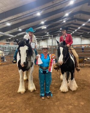 Miranda Lambert Instagram - First horse show since 2019! What a weekend. Thanks @samanthacrook1 for helping us get back in show mode! Gypsy Vanner’s forever💕🦄