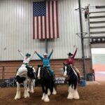Miranda Lambert Instagram - First horse show since 2019! What a weekend. Thanks @samanthacrook1 for helping us get back in show mode! Gypsy Vanner’s forever💕🦄 Grady County Fair Grounds