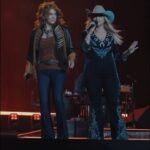 Miranda Lambert Instagram - Bad Ass Sisters performing “Fancy” at @stagecoach 💃❤️🔥 🎥 @jeffjohnsonimages Stagecoach Festival