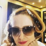 Miranda Otto Instagram - Hurry up and wait. Waiting in my trailer while shooting the Hare Moon 🌙 🌚🐇 #caos #sabrinanetflix #2019
