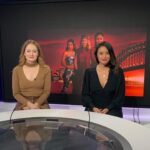 Miranda Otto Instagram - Fabulous @michellevergaramoore and I at ABC studios early this morning to talk about The Unusual Suspects. Thanks ABC News Breakfast for having us on. 💎👗👠🇵🇭🇦🇺👑🎬💰#theunusualsuspects #sbs #abcnewsbreakfast