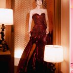 Miriam Yeung Chin-Wah Instagram - · Elizabeth Arden Dinner Party 🥂 Makeup: @ngusleemakeup Hair: @nate_peng Styling: @sssswangssss Outfit: @mikaeldofficial Jewellery: @pomellato @ElizabethArden