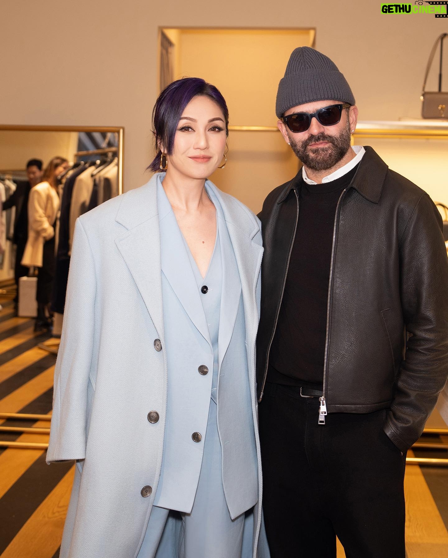 Miriam Yeung Chin-Wah Instagram - Thank you so much for having me 🖤 @amiparis #ami