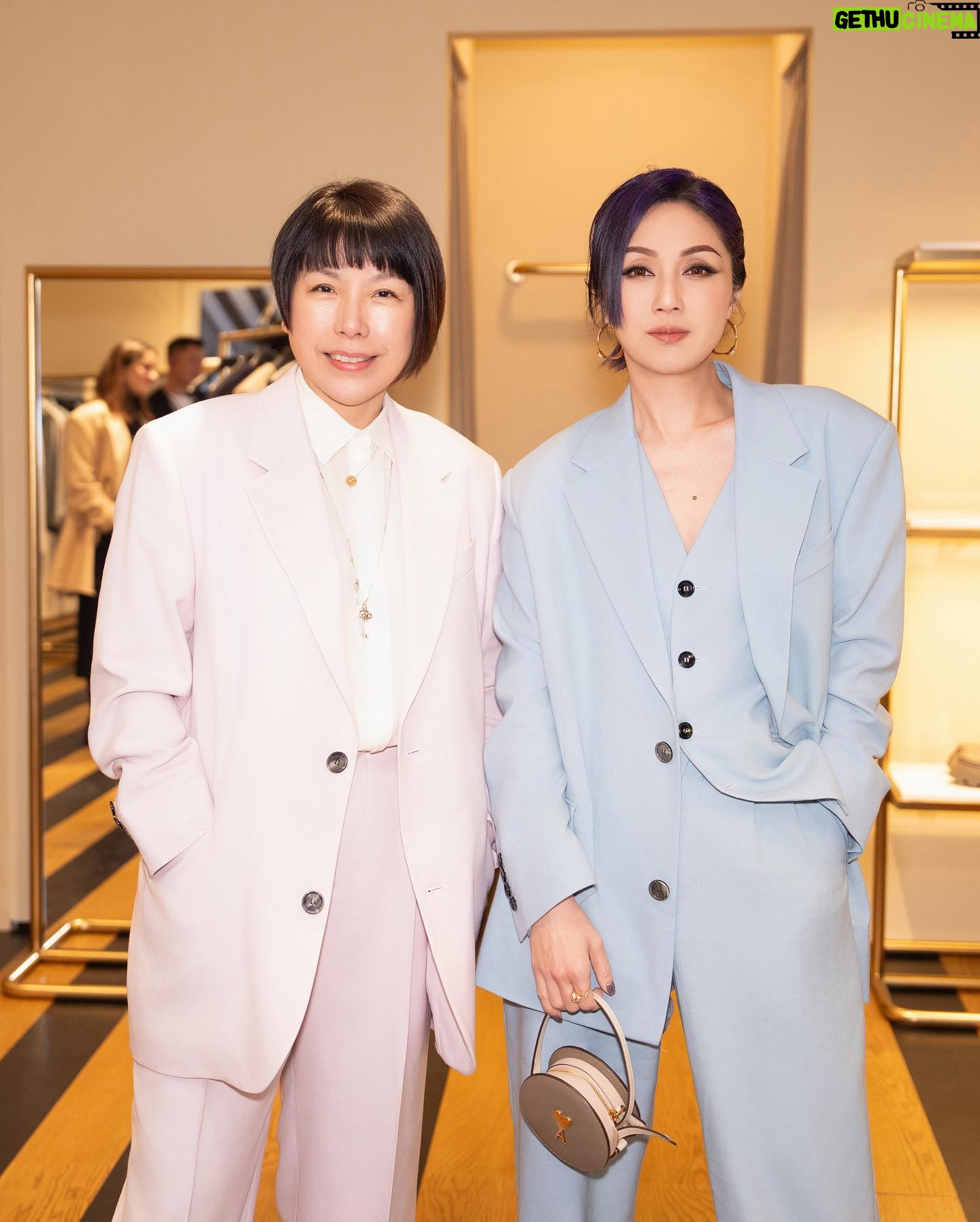 Miriam Yeung Chin-Wah Instagram - Thank you so much for having me 🖤 @amiparis #ami