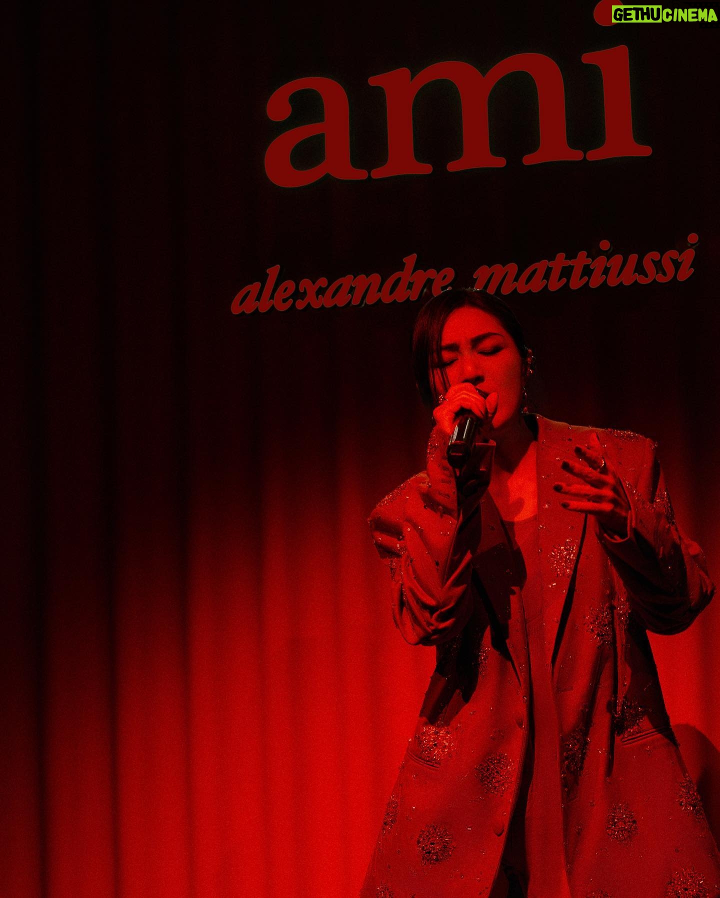 Miriam Yeung Chin-Wah Instagram - Thank you so much for having me 🖤 @amiparis #ami