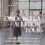 Misty Copeland Instagram – Misty Copeland and Open World Dance Foundation present “Cinderella” starring American Ballet Theatre principal dancers, Isabella Boylston and James Whiteside! 

Misty Copeland will personally engage both with the cast members and the audience, attend rehearsals, and share her experience with OWDF’s Cinderella production, which she performed in 2016 to a sold out house.

Schools and dancers from NY, PA, CT, MA, and even Costa Rica are lining up to take part in OWDF’s “CINDERELLA” — don’t miss your chance!

𝐀𝐔𝐃𝐈𝐓𝐈𝐎𝐍𝐒 
*𝐑𝐄𝐐𝐔𝐈𝐑𝐄𝐌𝐄𝐍𝐓𝐒 𝐀𝐍𝐃 𝐎𝐍𝐋𝐈𝐍𝐄 𝐑𝐄𝐆𝐈𝐒𝐓𝐑𝐀𝐓𝐈𝐎𝐍 𝐀𝐓: 𝐰𝐰𝐰.𝐨𝐩𝐞𝐧𝐰𝐨𝐫𝐥𝐝𝐝𝐚𝐧𝐜𝐞𝐟𝐨𝐮𝐧𝐝𝐚𝐭𝐢𝐨𝐧.𝐨𝐫𝐠*

🗓 New York City: FEBRUARY 3, 2024, 5-7 PM
📍BALLET ARTS NYC: 130 W 56th St #6, New York, NY 10019, United States

🗓Middlebury, Connecticut: JANUARY 20 & 21, 2024
📍Brass City Ballet: 1255 Middlebury Rd, Middlebury, CT 06762

✅️ 𝐑𝐄𝐇𝐄𝐀𝐑𝐒𝐀𝐋𝐒 𝐰𝐢𝐥𝐥 𝐛𝐞 𝐡𝐞𝐥𝐝 𝐢𝐧 𝐁𝐎𝐓𝐇 𝐍𝐞𝐰 𝐘𝐨𝐫𝐤 𝐂𝐢𝐭𝐲 𝐚𝐧𝐝 𝐂𝐨𝐧𝐧𝐞𝐜𝐭𝐢𝐜𝐮𝐭 𝐟𝐨𝐫 𝐭𝐡𝐞 𝐜𝐨𝐧𝐯𝐞𝐧𝐢𝐞𝐧𝐜𝐞 𝐨𝐟 𝐚𝐥𝐥 𝐜𝐚𝐬𝐭𝐬.

𝐓𝐈𝐂𝐊𝐄𝐓𝐒 𝐀𝐍𝐃 𝐃𝐎𝐍𝐀𝐓𝐈𝐎𝐍 𝐋𝐈𝐍𝐊𝐒 𝐈𝐍 𝐁𝐈𝐎

#OWDFCINDERELLA