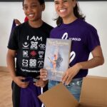 Misty Copeland Instagram – #Repost @mistycopelandfdn
・・・
Misty Copeland surprises BE BOLD students and their families on the first day of class at the new Pinkerton Clubhouse in North Central Harlem (@MadisonBGClub). Misty distributes BE BOLD t-shirts and signs copies of her book “Black Ballerinas” while posing for pictures with students. The state-of-the-art Boys and Girls’ Club offers a rooftop soccer field, a music recording studio, a full-sized basketball court and, now, BE BOLD ballet classes! 

@mistyonpointe #ProudToBeBold #EquityInDance #BalletForAll #ThisIsWhatBalletLooksLike