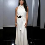 Misty Copeland Instagram – @dancetheatreofharlem has always been my home away from home. Arthur Mitchell was an invaluable mentor in my life and to be given the Vision Award under his name was an honor 💜🩰 

Dress @brandonmaxwell 
Jewelry @officialfaberge 
Clutch @rogervivier 
Shoes @louboutinworld 
Styled @kahlihaslam 
Hair @naivashaintl 
Makeup @cygmakeup