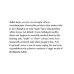 Misty Copeland Instagram – An important conversation about expanding the range of the “nude” palette @consumerreports 🩰 #MakeAPointe

Read the full article in my bio!