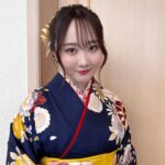Miyu Honda Instagram - ネイビーなお着物✨