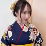 Miyu Honda Instagram - ネイビーなお着物✨