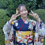 Miyu Honda Instagram - ネイビーなお着物✨
