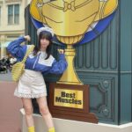 Moe Iori Instagram - むきっ！ ささらちゃんとディズニー行ってきた！ ドナルドだらけだったよ〜！🩵 #ディズニー #パルパルーザ #ドナルドコーデ #ドナパル #パルパル #パルパルーザ第2弾