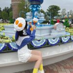 Moe Iori Instagram - むきっ！ ささらちゃんとディズニー行ってきた！ ドナルドだらけだったよ〜！🩵 #ディズニー #パルパルーザ #ドナルドコーデ #ドナパル #パルパル #パルパルーザ第2弾