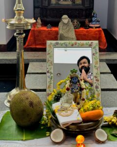 Mohanlal Instagram - Happy Vishu✨🌾🌻
