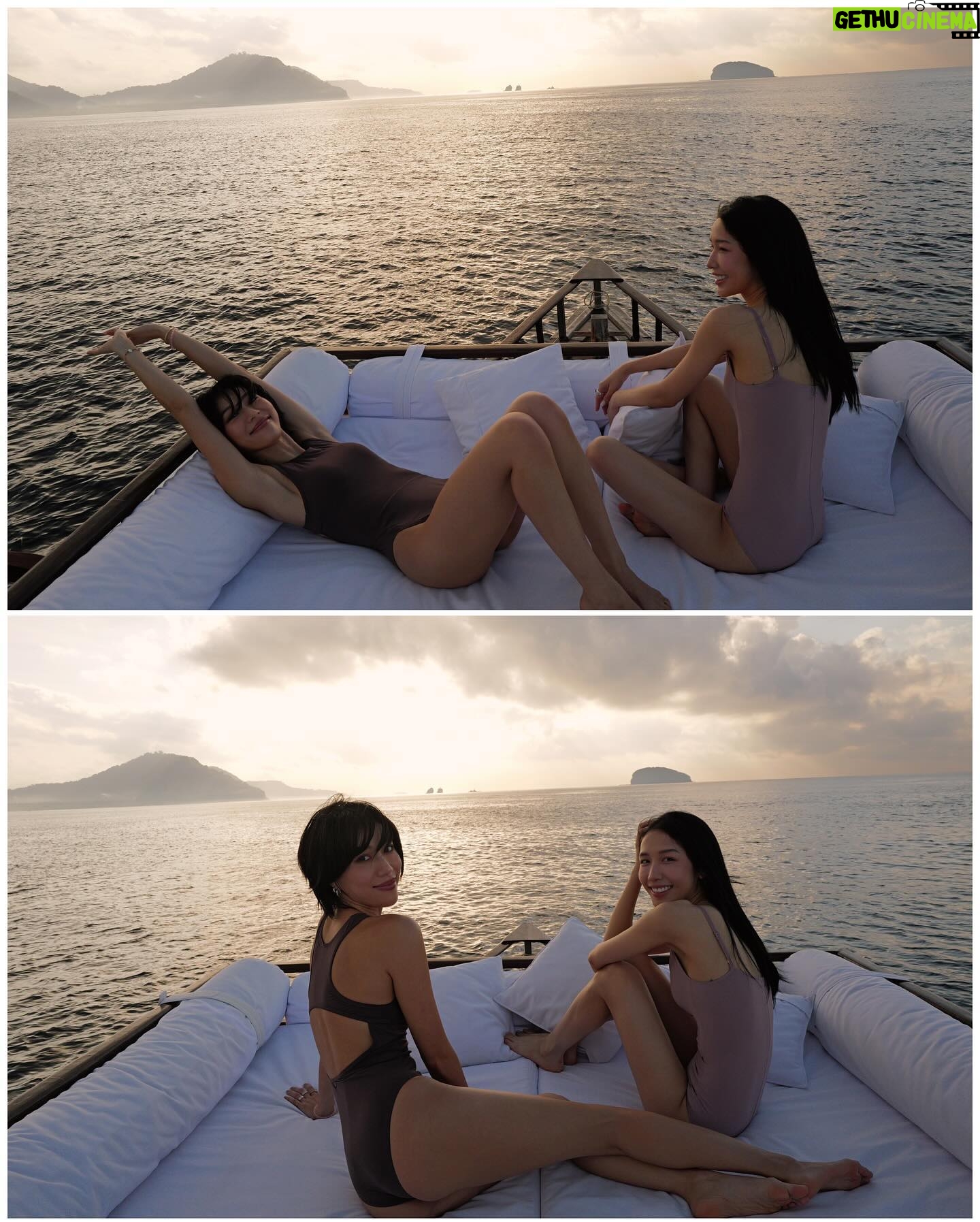Molly Chiang Instagram - The ”Sunrise Cruise with Breakfast“ itinerary is truly a stunning experience that allows us to start the day in a unique and unforgettable way. It combines tranquility, natural beauty, and luxurious indulgence. As the sun slowly rises, the colors of the sky and the sea change with each passing moment, creating a mesmerizing spectacle. Onboard the boat, we can enjoy a sumptuous breakfast while admiring the ocean. Aman is known for its attention to detail and sense of ritual, and the staff at Amankila ensures that every aspect of the itinerary is meticulously planned. From the exquisite table settings to personalized service, everything is perfectly arranged. You can truly feel the sincerity and the sense of ceremony throughout the experience. 🌊✨ #Amankila #AmanResorts #AmanAdventures #Amanfoodie #AmanWellness #TheSpiritofAman - 吼呦Amankila的《日出郵輪早餐行程》真的真的很值得!!!🥹🫶🏾 中午發的影片我說在船上我們大概拍了500多張照片(是真的500多張) 要從500多張選10張發真的很折磨我 因為真的命中很多張美照 太好拍了!!! 這個行程的出發時間是早上七點 而清晨的光線真的拍起照來最美 照片光線會有一種軟軟的柔和感 接近中午的光線拍起來就會比較硬 所以我才說這個行程真心很好拍 因為出發的時間點也很完美 加上早上的太陽沒有那麼烈 整個不會太熱 吹著海風超級舒服 這個行程完全是一個令人驚艷的體驗 讓我們用很獨特又難忘的方式開始新的一天 結合了寧靜、自然美景、奢華享受 然後隨著太陽慢慢升起 天空跟大海的顏色每個時刻都在變化 在船上邊享受一頓豐盛的早餐邊看海 我覺得Amankila行程還有一個很棒的地方 就是Aman真的很在於注重細節和禮儀感 Amankila的工作人員會確保行程的每個細節都經過精心安排 從精美的餐桌佈置到個人化的服務 一切都是很完善 讓你感受到滿滿的誠意跟儀式感爆棚 這個行程是我目前體驗到的Aman集團飯店最喜歡的一個行程了吧😏 (但相信以後繼續蒐集Aman酒店還會遇到更厲害的?😜) 你們看這組照片有感受到我說的清晨一早柔和軟軟的光感嗎?有吧🤣😂 P.S. 最後一張彩蛋是麥力的防曬時尚穿搭。 然後小安也有推我!!😤😂