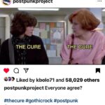 Molly Ringwald Instagram - Can't speak for my sister from another mister *Ally* but me?yes! 💯 Still 🖤#robertsmithforever