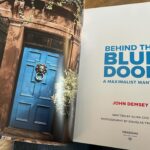 Molly Ringwald Instagram – I got to see behind the blue door! The sky was cooperating too. Highlight of the evening, chatting with Martha Stewart out in front because it was too crowded for her. Woman after my own heart 🩵 This book is stunning. What an incredible collection! #behindthebluedoor #vendome #art