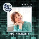 Molly Ringwald Instagram – First time on Fallon! Tune in! #fallontonight #feud