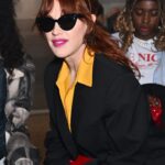 Molly Ringwald Instagram – At Helmut Lang ✨ Makeup:@brettjacksonmakeup Hair: @xaviervelasquez 💄@lisaeldridge Carnival #nyfw