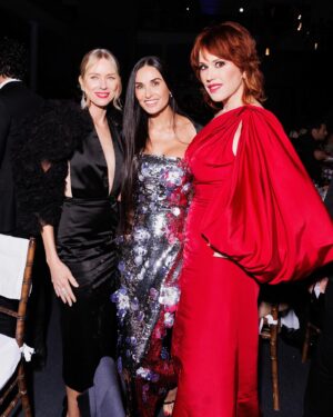 Molly Ringwald Instagram - What a beautiful evening! Congratulations to all of the designers whose work inspires me. And thank you to Zac Posen who always makes me feel so glamorous. #cfda #fashion