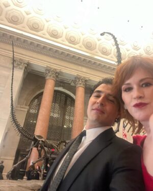 Molly Ringwald Instagram - What a beautiful evening! Congratulations to all of the designers whose work inspires me. And thank you to Zac Posen who always makes me feel so glamorous. #cfda #fashion