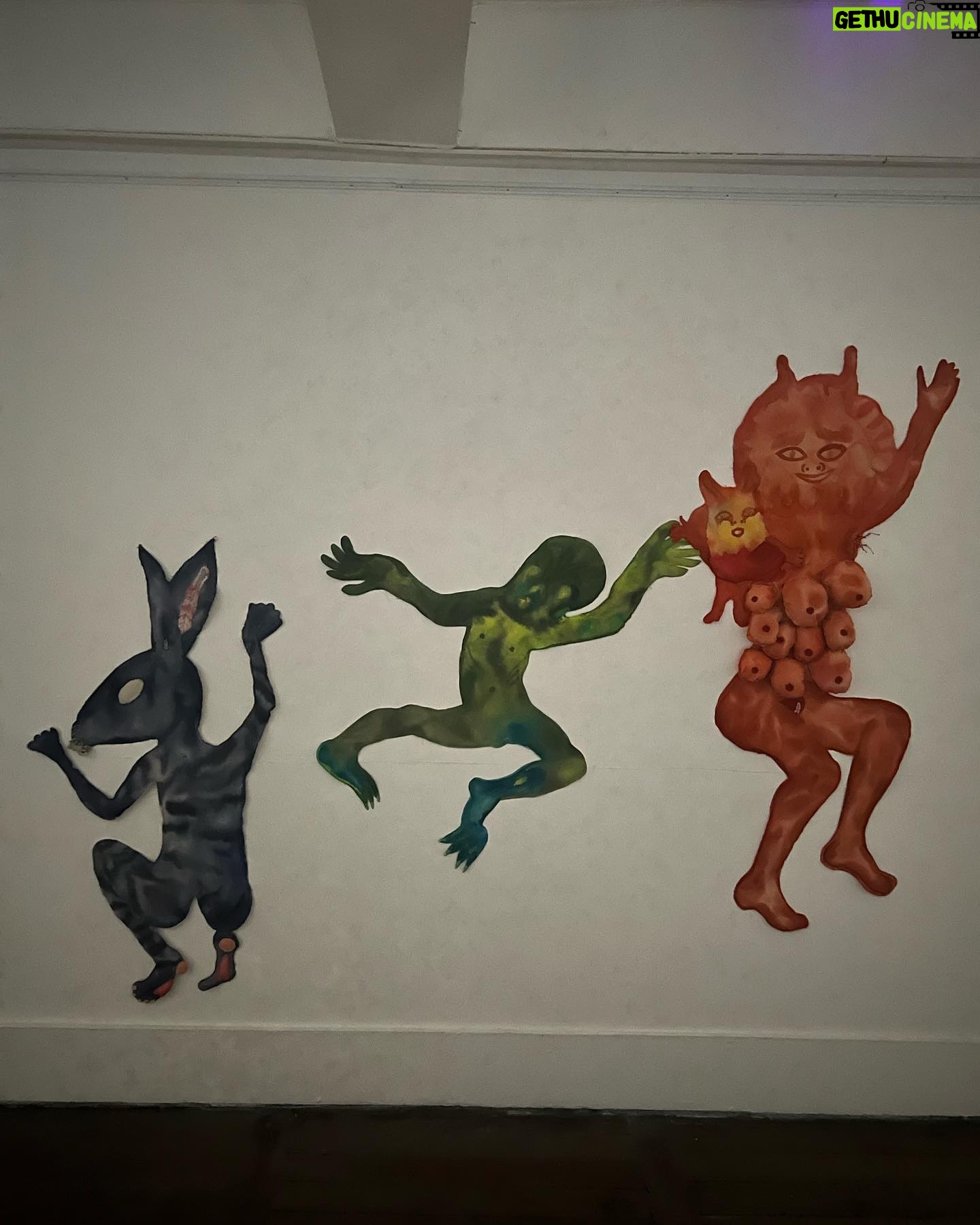 Molly Ringwald Instagram - Not sure exactly what I stumbled into but I was mesmerized. Artist: Lou LeForban Curator: Thomas Maestro #art #paris
