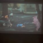 Molly Ringwald Instagram - Not sure exactly what I stumbled into but I was mesmerized. Artist: Lou LeForban Curator: Thomas Maestro #art #paris