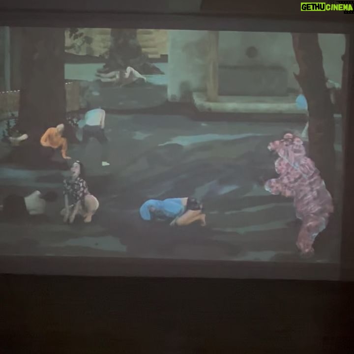 Molly Ringwald Instagram - Not sure exactly what I stumbled into but I was mesmerized. Artist: Lou LeForban Curator: Thomas Maestro #art #paris