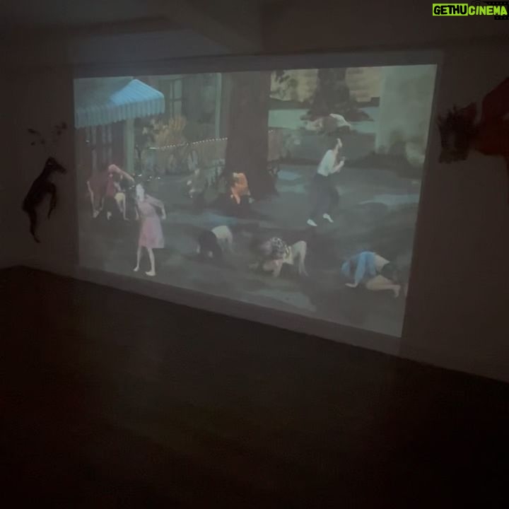 Molly Ringwald Instagram - Not sure exactly what I stumbled into but I was mesmerized. Artist: Lou LeForban Curator: Thomas Maestro #art #paris