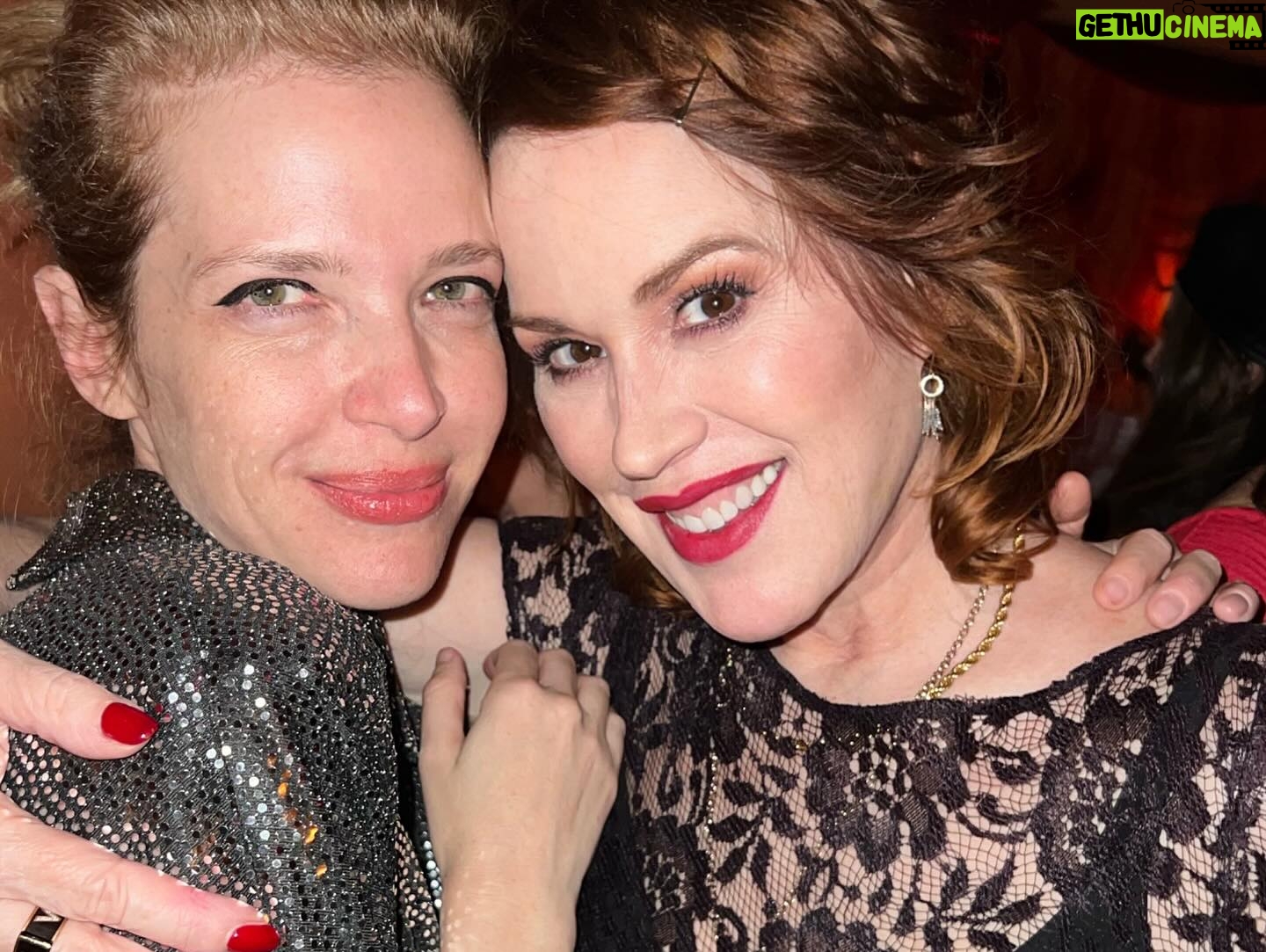 Molly Ringwald Instagram - What a treat to celebrate another turn around the sun ☀️ for @zacposen You are so loved you so much. Breathe it in . So deserved. You are a good person and friend. So happy to have you in my life. ❤️❤️🎉❤️💋