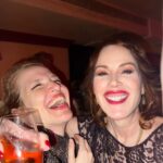 Molly Ringwald Instagram - What a treat to celebrate another turn around the sun ☀️ for @zacposen You are so loved you so much. Breathe it in . So deserved. You are a good person and friend. So happy to have you in my life. ❤️❤️🎉❤️💋
