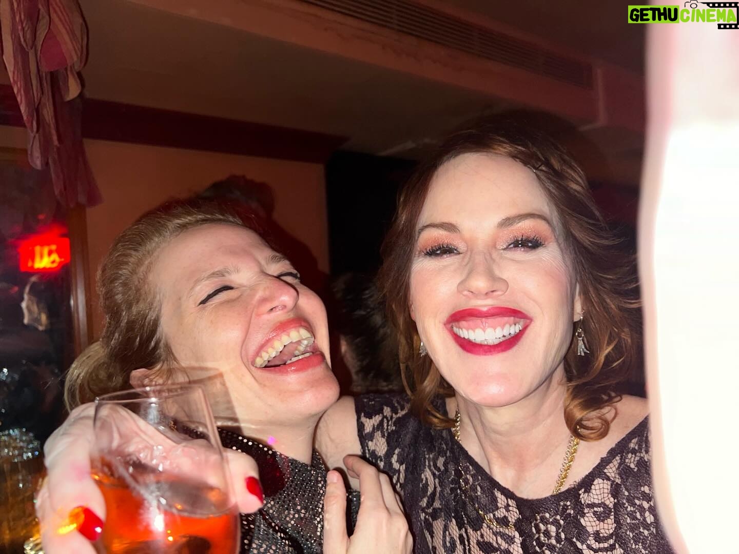 Molly Ringwald Instagram - What a treat to celebrate another turn around the sun ☀️ for @zacposen You are so loved you so much. Breathe it in . So deserved. You are a good person and friend. So happy to have you in my life. ❤️❤️🎉❤️💋