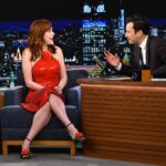 Molly Ringwald Instagram – What a fun show! Had such a great time with @jimmyfallon and @justintimberlake Thanks for having me! Photos: @toddowyoung #feud #theswans #trumancapote #fallontonight