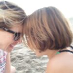 Molly Ringwald Instagram – Butting heads with my firstborn love 💕 #tbt