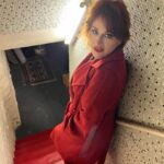 Molly Ringwald Instagram – When you and your new red Rachel Comey boots match the stairwell you have to document. ♥️